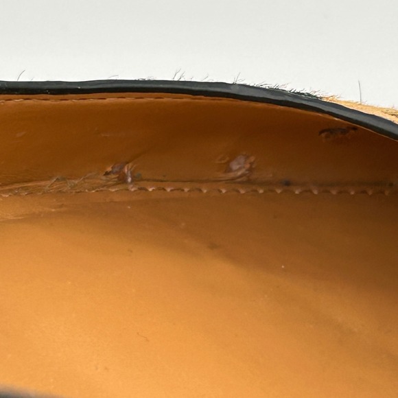 J.Crew Marina Calf Hair Pointy‎ Toe Flats Leopard Print Slip On Women's Size 6.5 - Picture 10 of 13